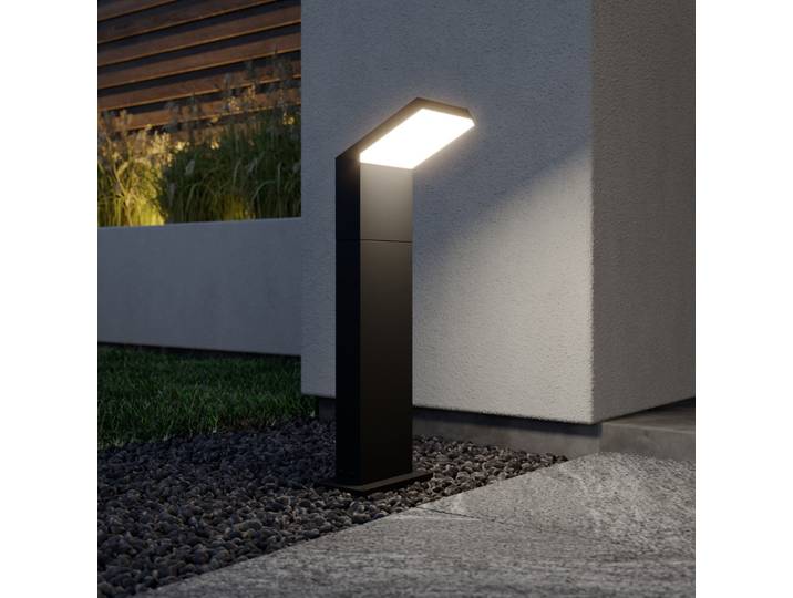 Yolena Lampe de Jardin H60 Dark Grey/White - Arcchio - Terrasse - Moderne - Métal - À ampoule unique