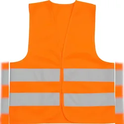 TRIZERATOP Gilet de sécurité orange Gilet de sécurité EN 20471, Taille XXXL