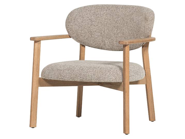 Tchibo - Woood Sessel »Udar« mit Holzrahmen - 68x75x76cm - naturfarben -