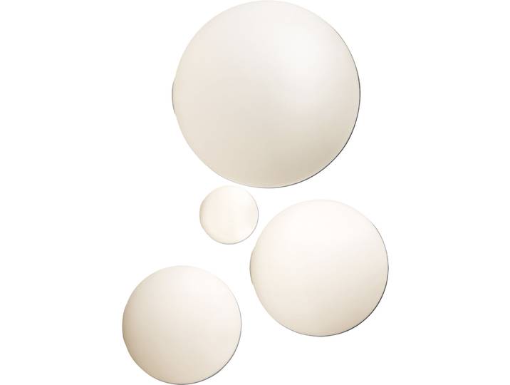Artemide Designer-Wandlampe Dioscuri weiss Glas Dimmbar B 14 cm - Farbe: Weiß