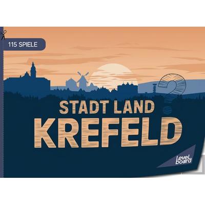Stadt, Land, Krefeld - 115 Spielblöcke, Taschenbuch von LevelBoard Spiele, LevelBoard Spiele, 978-3-693-19797-4