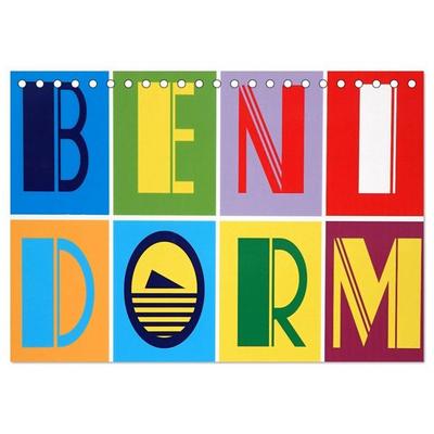 Benidorm (Tischkalender 2027 DIN A5 quer), CALVENDO Monatskalender