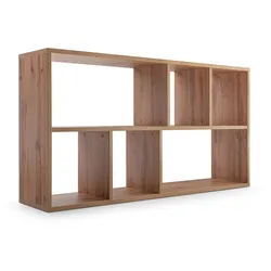 BÜCHERREGALE MOSAICO 150,5 / 80,5 / 34 cm Eichefarben