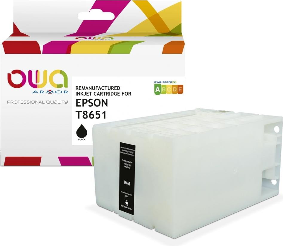 Prime Inventions OWA inktcartridge K20730OW vervangt EPSON T8651, zwart