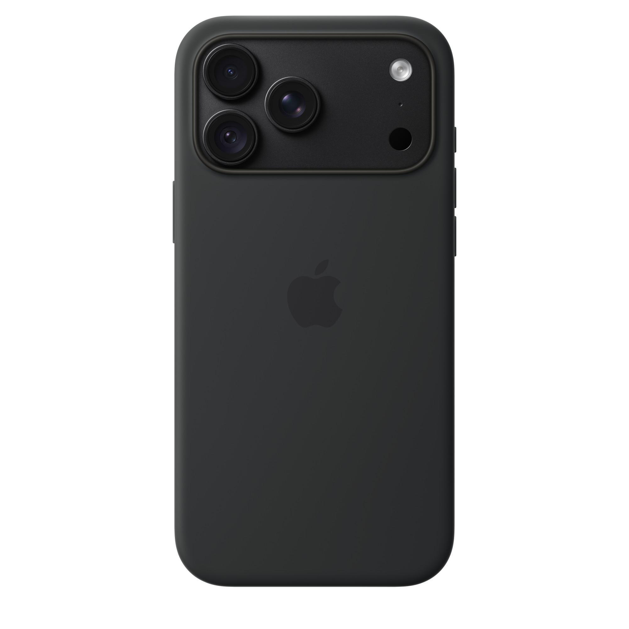 Apple Original iPhone 18 Pro Max Silikon-Case mit MagSafe - Schwarz