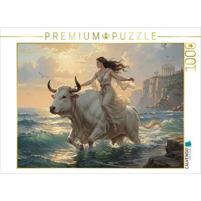 CALVENDO Puzzle Zeus entführt Europa | 1000 Teile Lege-Größe 64x48cm Foto-Puzzle für glückliche Stunden