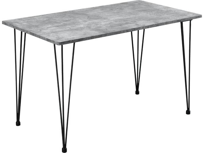 Esstisch \ Hairpin\ [120x70cm] Küchentisch Esszimmertisch Tisch Beton [en.casa]