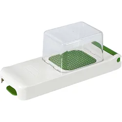 Alligator Zwiebelschneider, Küchenreibe, Grün