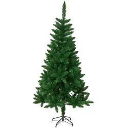 Weihnachtsbaum 180 cm 1085 Zweige Dichter Sockel Ø 114 cm Metall - Grün