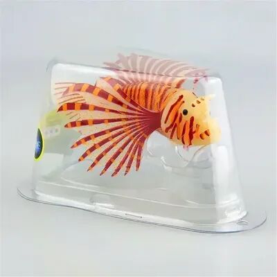 Multisell Products Hub Underwater World Decoration, Simulated Colored Lionfish For Goldfish Tanks fish Brown