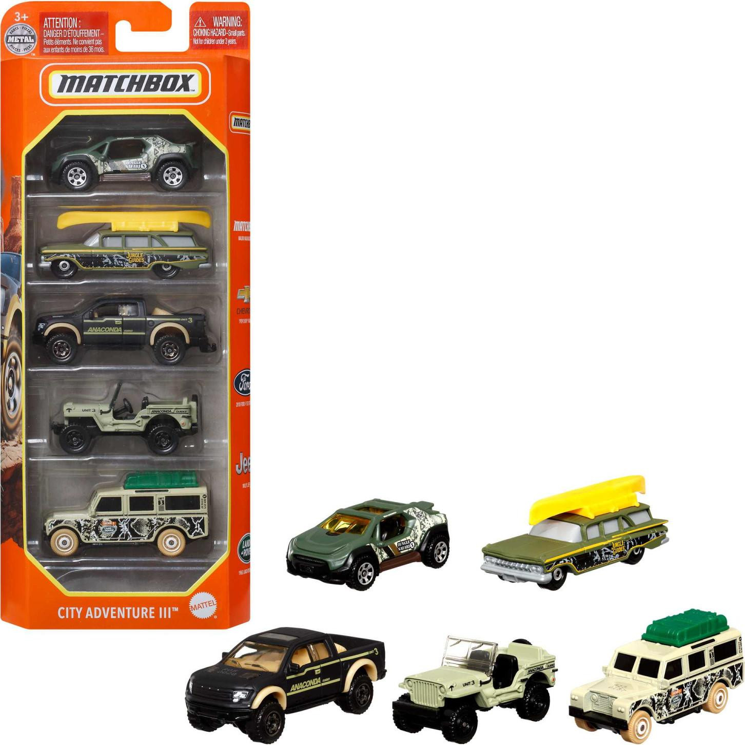 Mattel Matchbox set van 5 geschenkartikelen