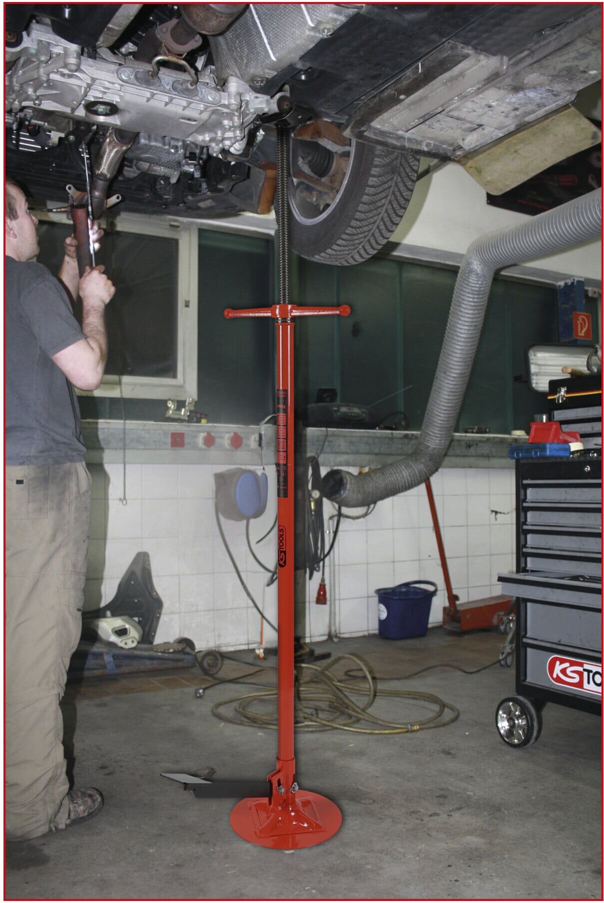 KS Tools performance Teleskop-Unterstellstütze, max. 680 kg (160.1265)