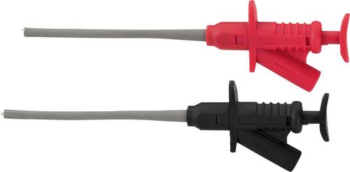 Monacor TH-40 Klemmprüfspitze 0070160 CAT III 1000V Rot, Schwarz 1 Paar