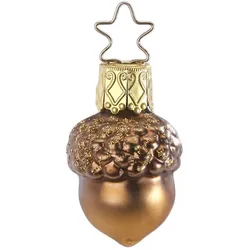 INGE-Glas Manufaktur Herbstfrucht 4 cm - Inge-Glas 10028S012 Im Zauberwald - Christbaumschmuck Glas mundgeblasen