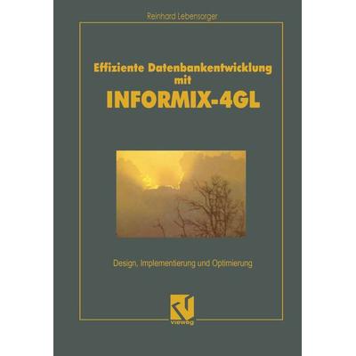 Effiziente Datenbankentwicklung mit INFORMIX-4GL, Taschenbuch von Reinhard Lebensorger, Vieweg & Teubner, 978-3-322-90419-5