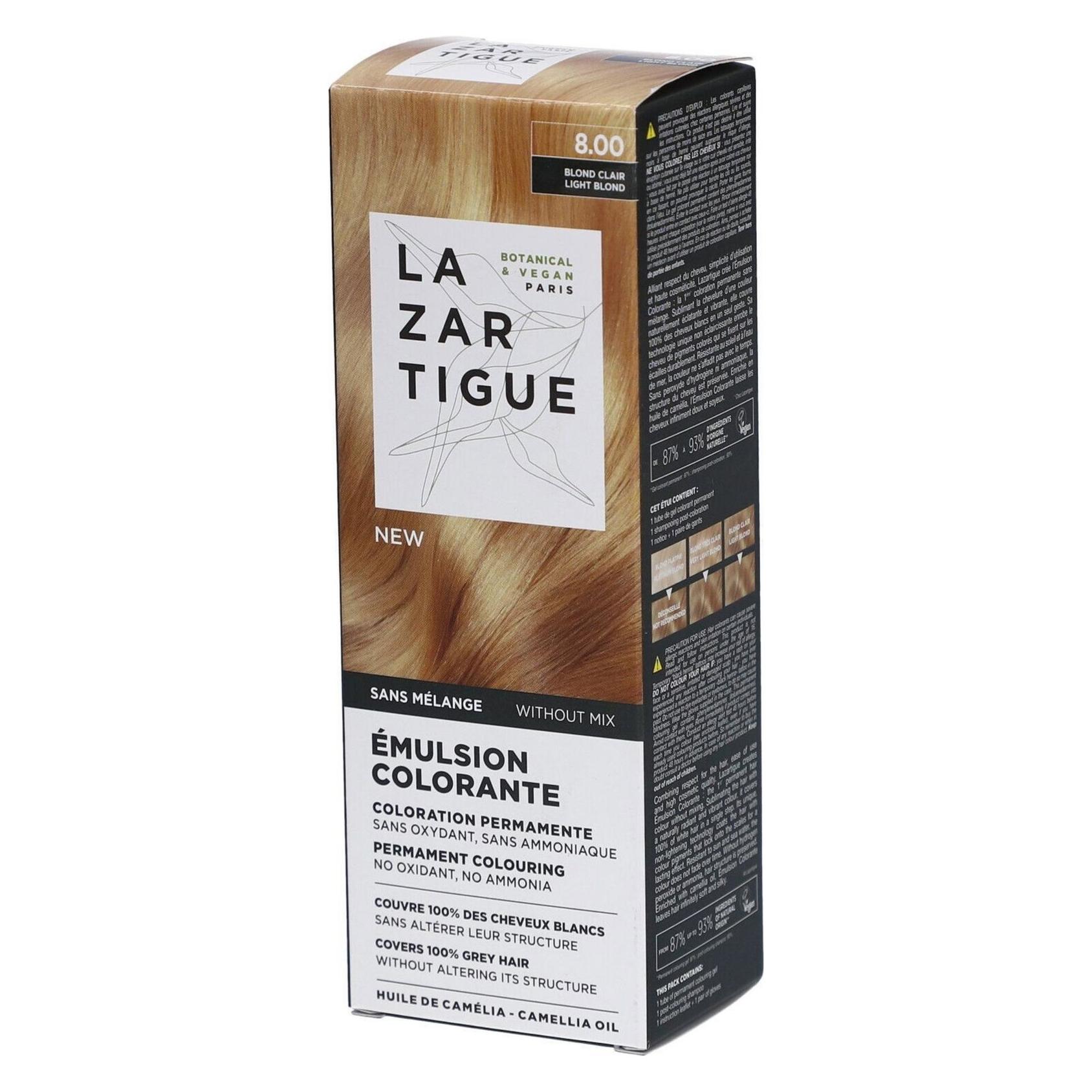 Lazartigue Coloring Emulsion 8.00 Light Blonde - Professional Hair Care (8.00 Light Blond) (59665964)