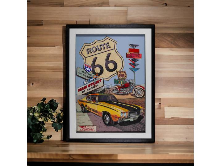 Tableau Décoratif Voiture Américaine