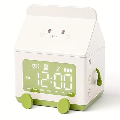 bezaubernder digitaler LED-Wecker – Aufladen über USB, kinderfreundlich, lebendiges Display – perfekt für Jungen Mädchenschlafzimmer und Büronutzung