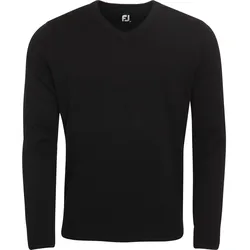 FootJoy Pullover Wool Blend V-Neck, schwarz