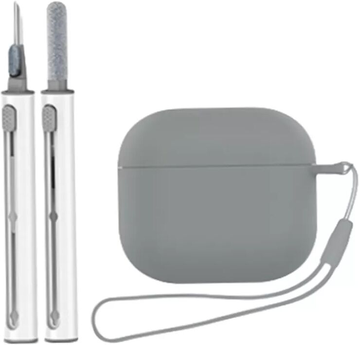 INF Silikon-Schutzhülle für Apple AirPods 4 Grau
