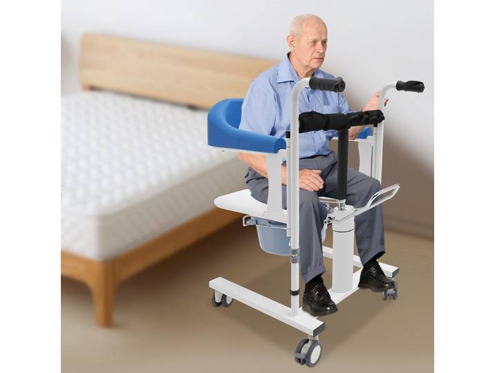 Fauteuil roulant de levage de patient hydraulique, fauteuil roulant de transport à domicile, ascenseur de patient