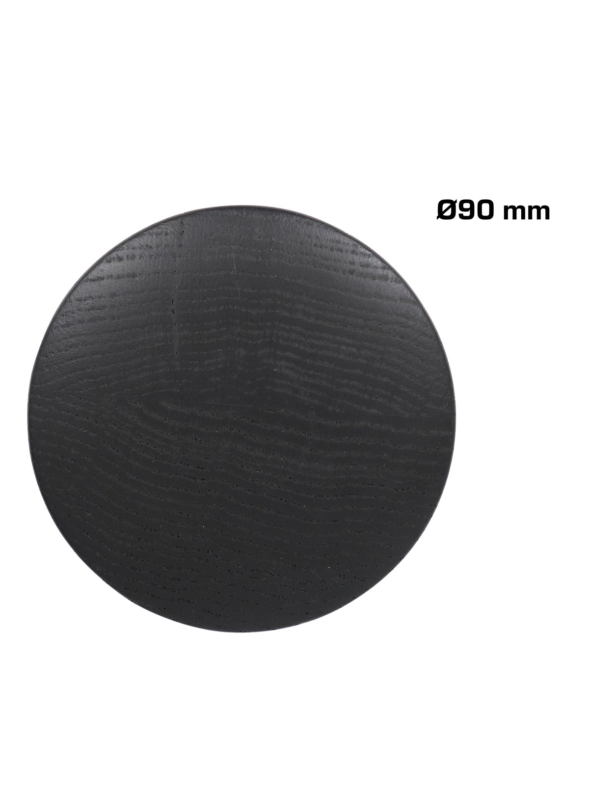 Home>it Wooden knob Ø90 - black