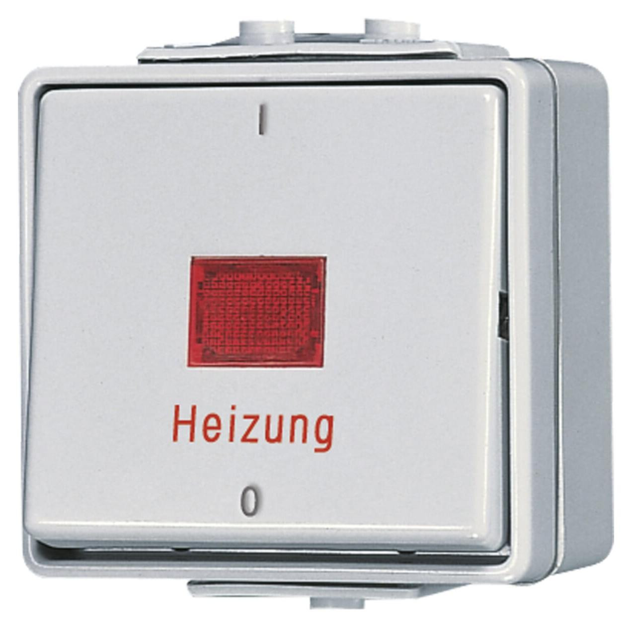 Jung JG APWG WG 600 Verwarming Noodstop Type 602HW 2-polig Grijs