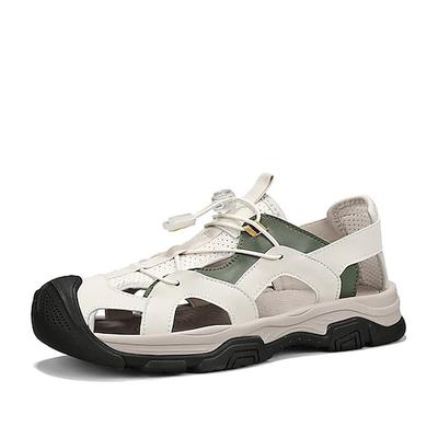Lässige Herren-Sandalen aus Kunstleder, atmungsaktiv und bequem für Outdoor-Abenteuer.