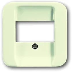Busch-Jaeger 2539-212 Zentralscheibe Multimedia 1-fach weiß - Busch-Duro 2000® SI Busch-Duro 2000® SI 2CKA001724A0434 2539212