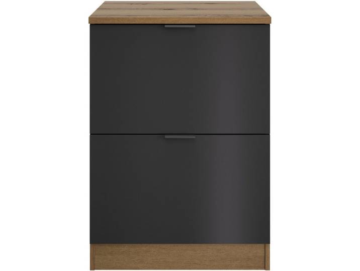 Gami Schrankmodule Eden Küche Topfschrank B.60 2 Auszügen Topfschrank mit 2 Auszügen B.60