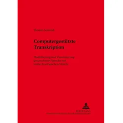 Computergestützte Transkription, Fachbücher von Thomas Schmidt