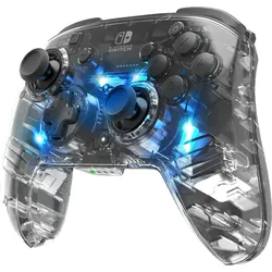 PDP Nintendo Switch Controller wireless durchsichtig