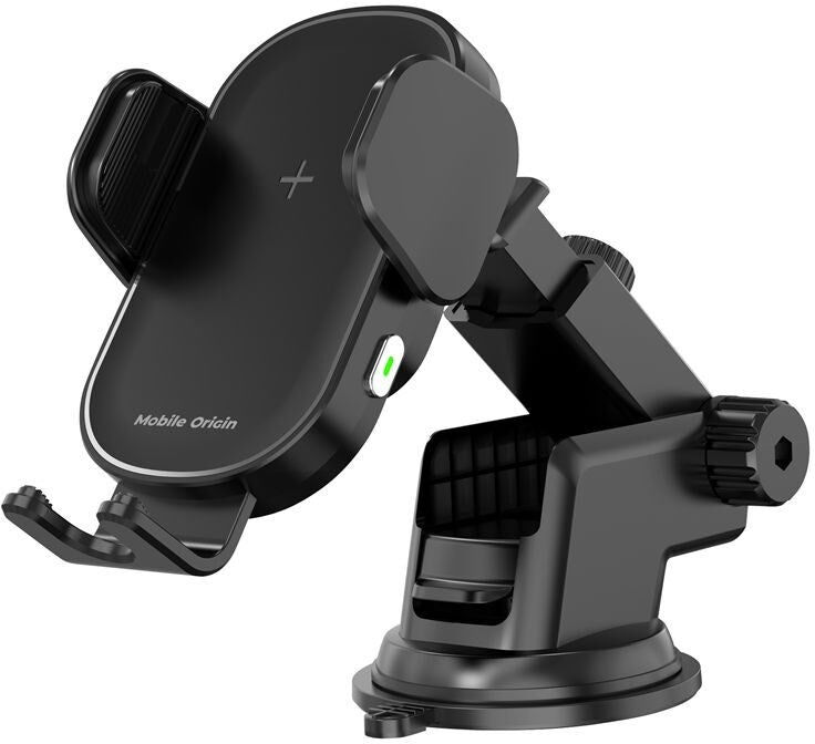 Mobile Origin Trådløs Mobiloplader 15W Dashboard Mount - Sort
