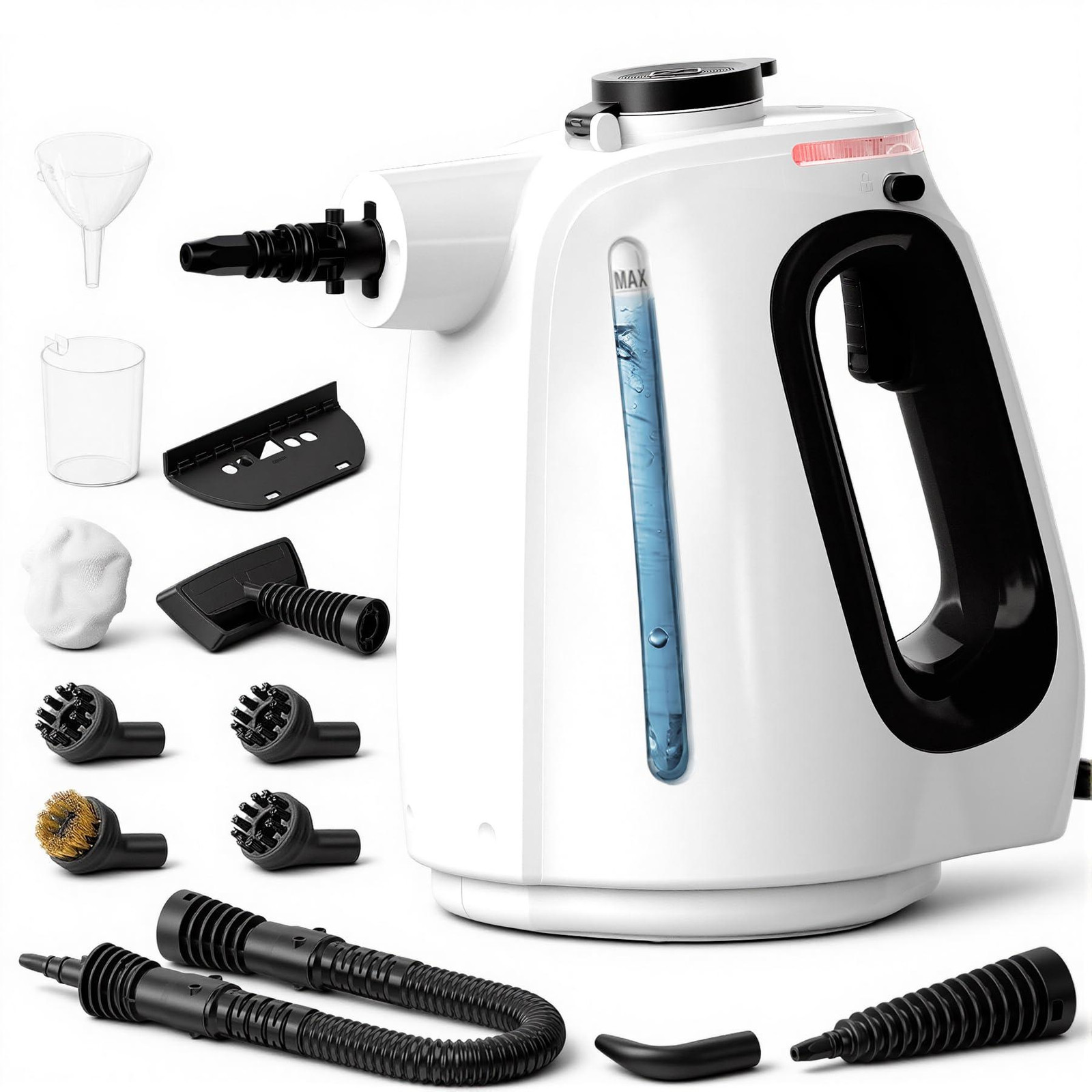 Selius Stoomreiniger handapparaat 1350W met 3 bar druk en 550 ml tank