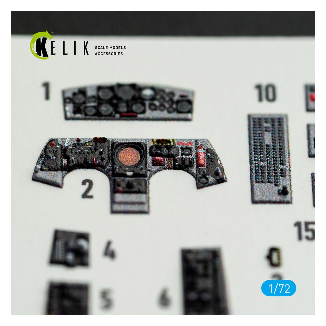Kelik F-104J - interior 3D decals for Fine Molds kit (K72239)