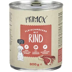 Primox Hunde Nassfutter mit Rind 6 x 800g 6x800 g