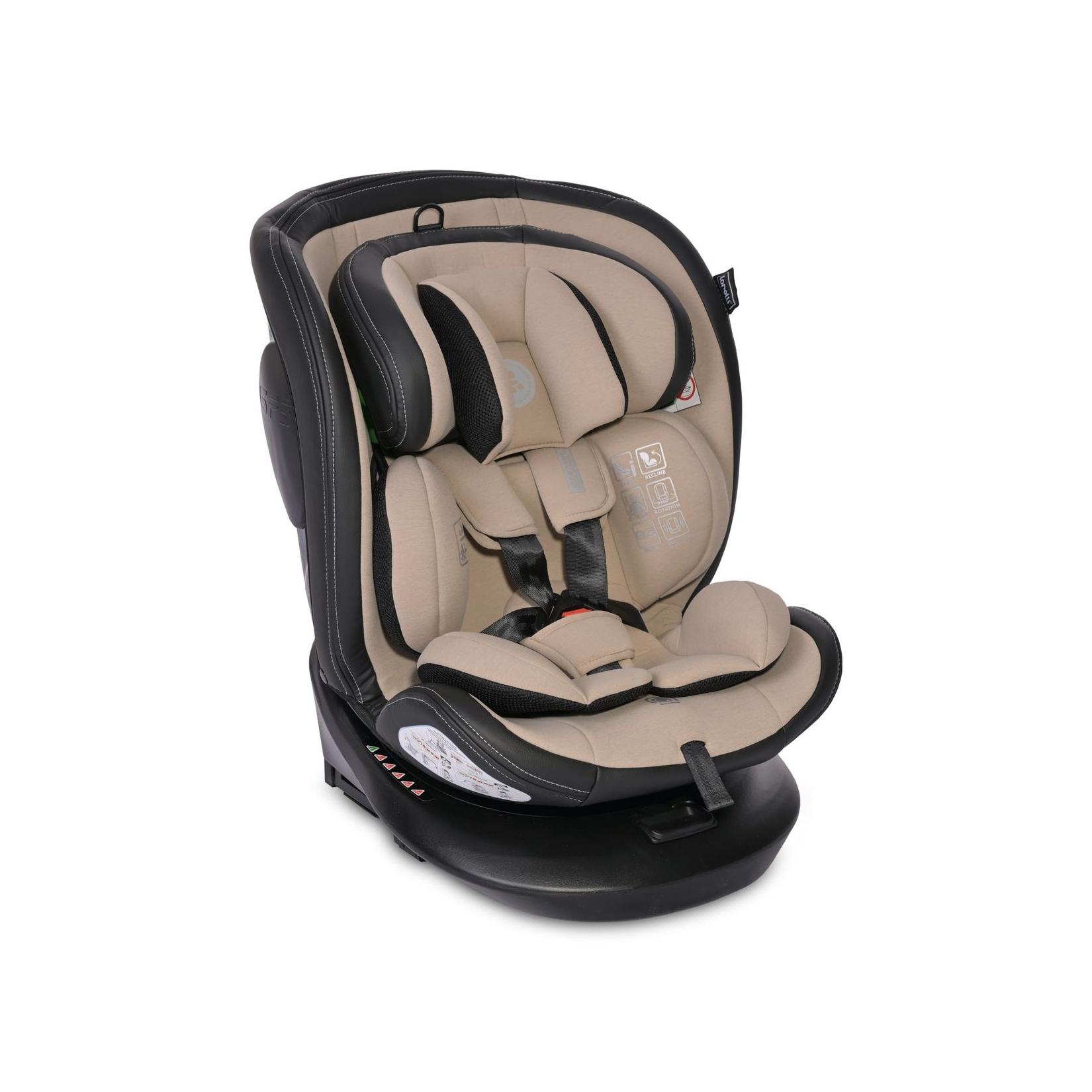 Lorelli Kindersitz i-Size Aviator (40-150cm) 360° drehbar, verstellbar, Isofix beige