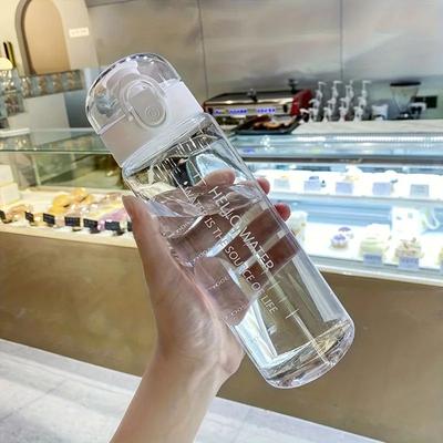 Uplift Picks 780ml BPA Free Plastic Water Bottle Leak Proof Large Capacity For Travel And Outdoor Use white 780 Ml