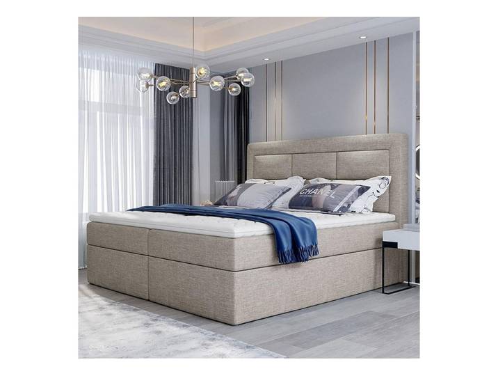 Best for Home Boxspringbett mit Stauraum, Bonellfederkern und Topper (Komplettbett, 140x200 160x200 180x200 cm), Lieferung Wohnung und Aufbauservice, TOP Preis-Leistungs-Verhältnis