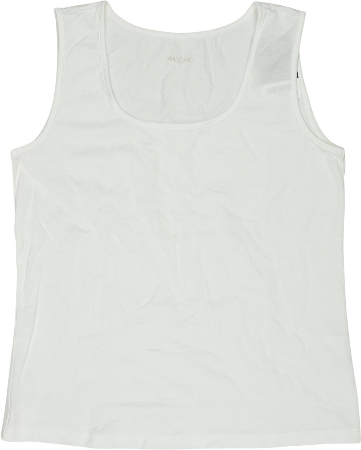 Basler Damen Top, Weiß, Gr. EU 38, Baumwolle - Second Hand