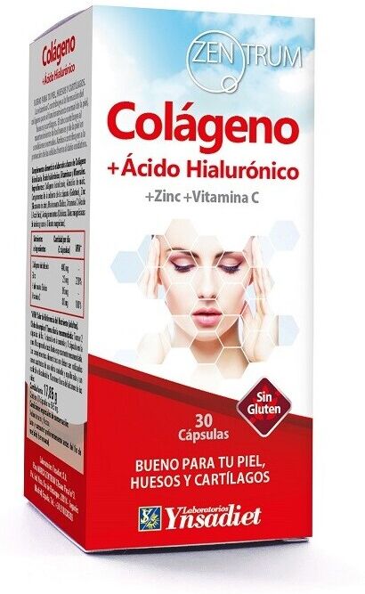 Zentrum Hyaluronic Acid and Collagen 30 Capsules