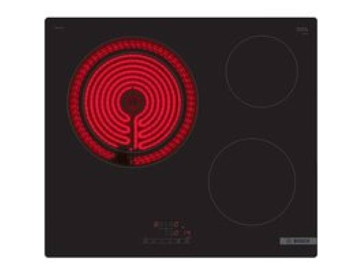 Plaque vitrocéramique - BOSCH - PKK611BB8E - 3 foyers - TouchSelect - 5700W