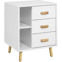 SoBuy, Nachttisch, FBT95-W (48 x 40 x 60 cm)