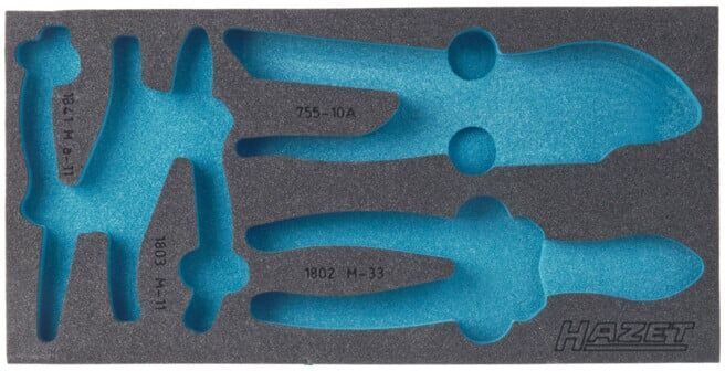 Garniture en mousse souple bimatière 163-121L HAZET (163-121L)