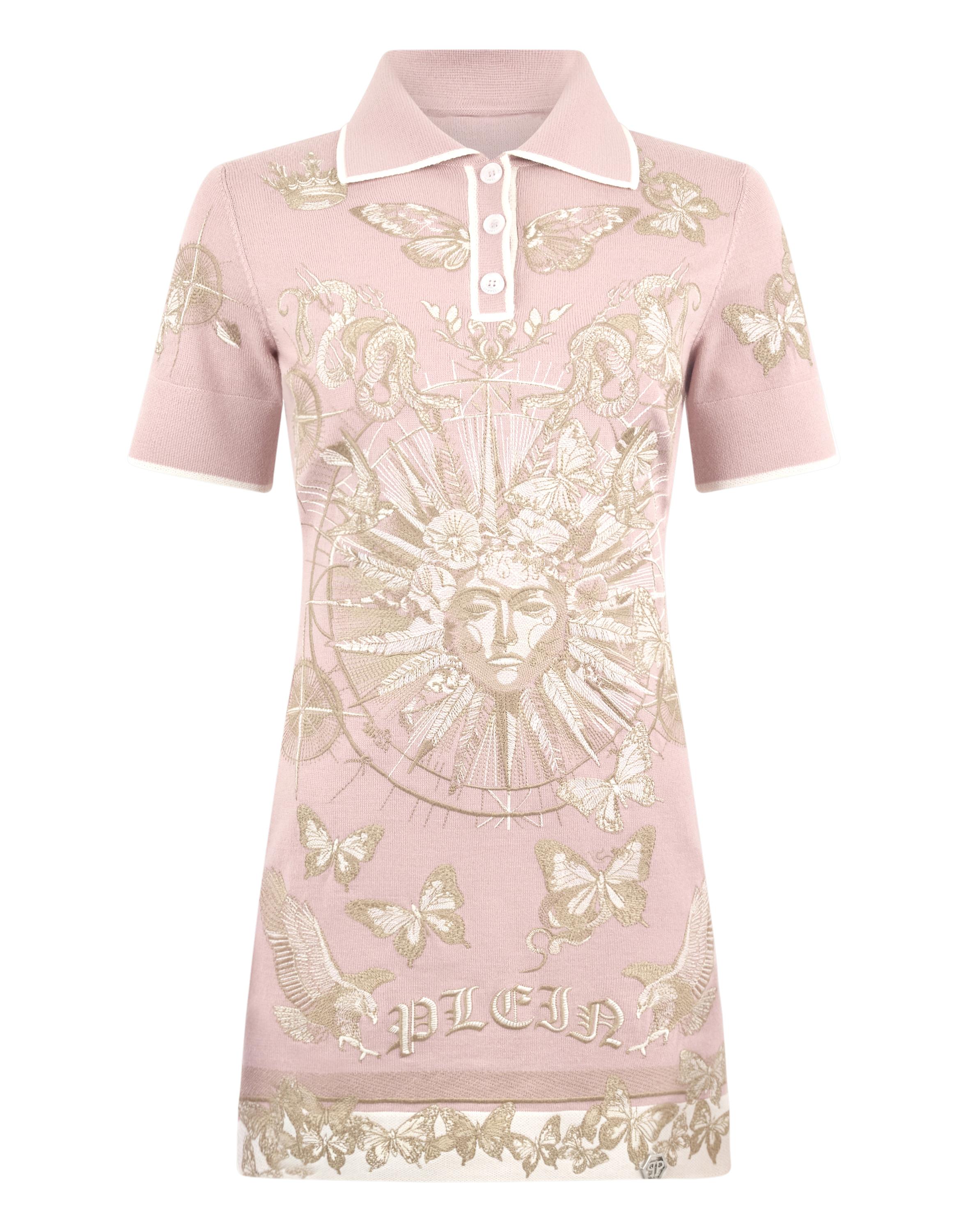 Polo Mini Dress Butterfly Tattoo