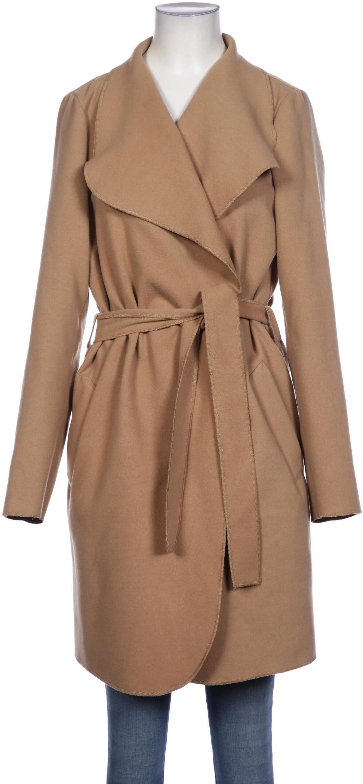 Villa Gaia Damen Mantel, Beige, Gr. S, Synthetik / Elasthan / Viskose - Second Hand