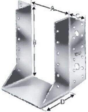 SIMPSON Strong-Tie Sabot de poutre BSNN100/200 extérieur (BSNN100/200)