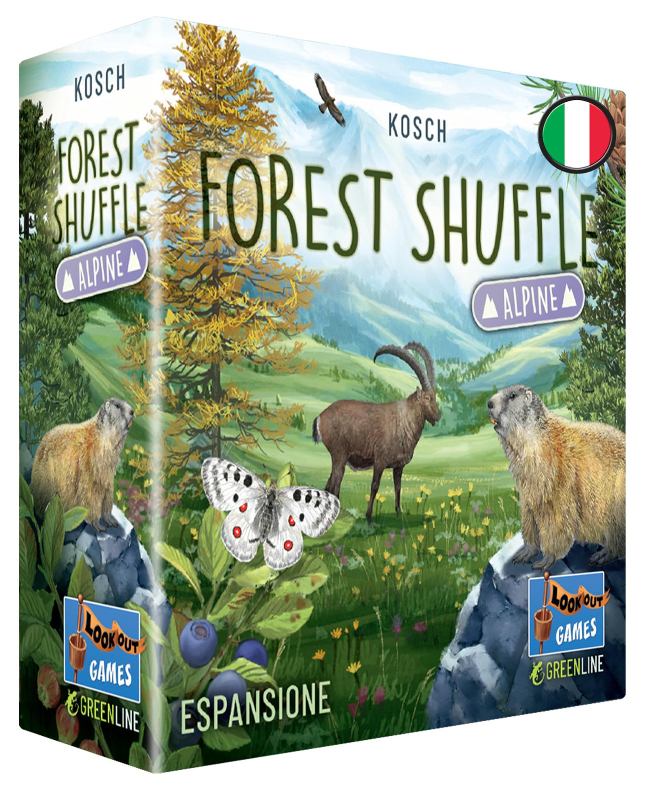 Lookout Spiele - Forest Shuffle: Alpine - Uitbreiding voor het bordspel