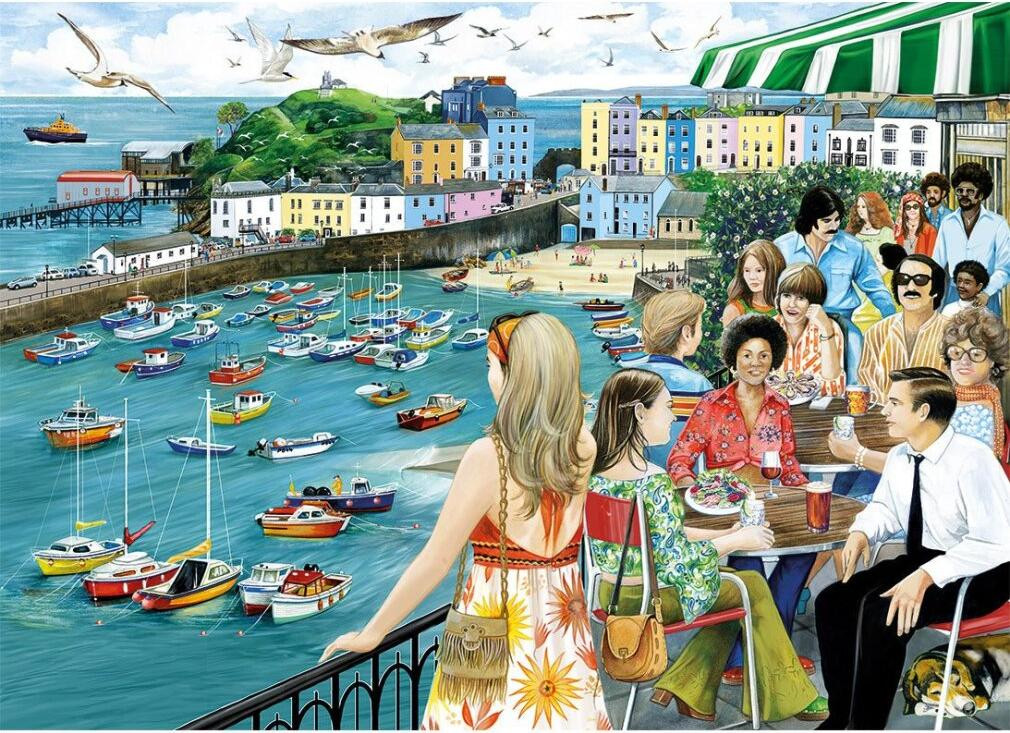 Gibsons Puzzel-diner in Tenby, 1000 stukjes