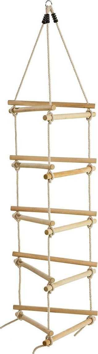 GARTEN-NEXT 3D Touwladder met houten treeplanken en accessoires
